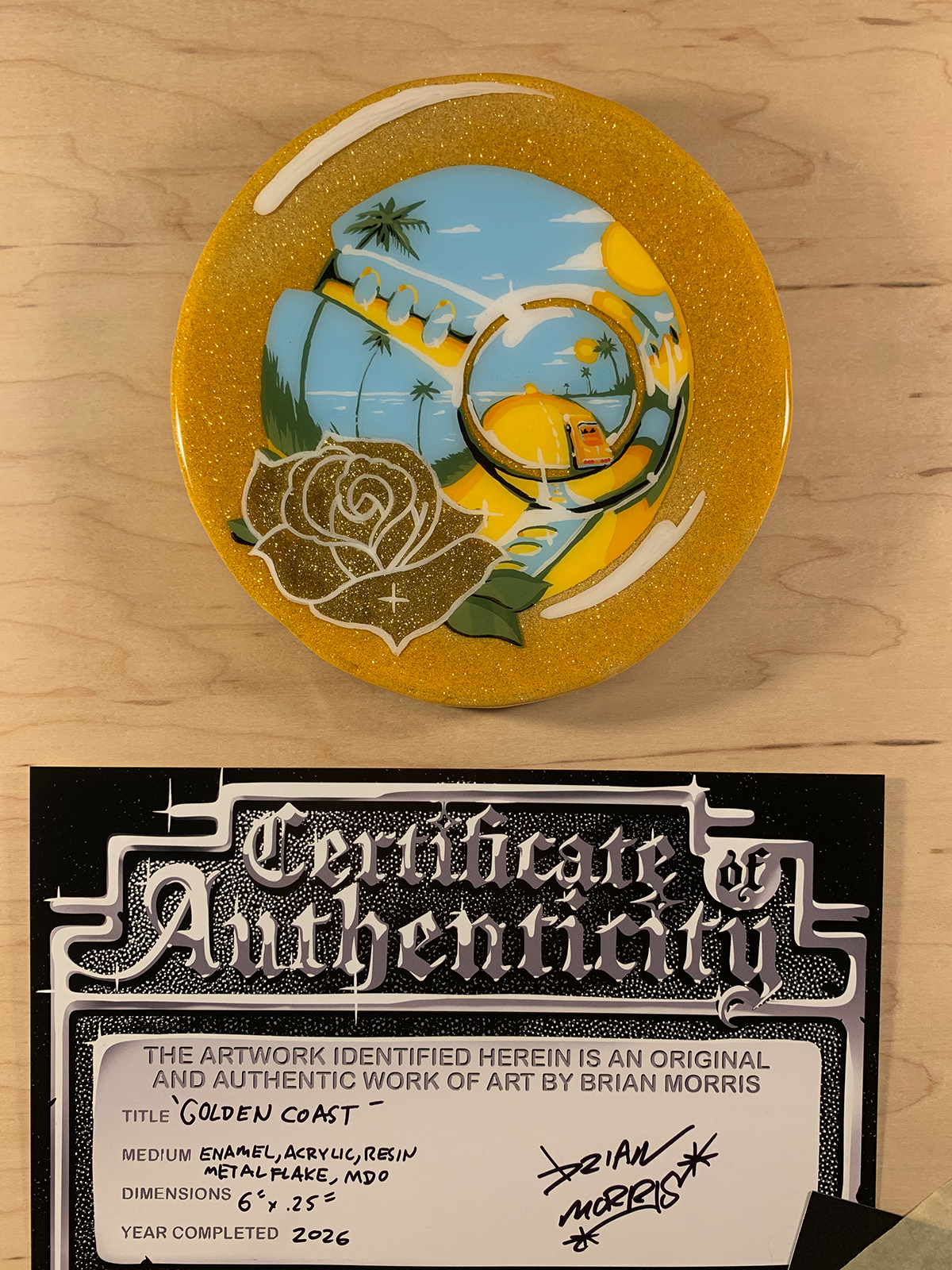 Golden Coast Painting