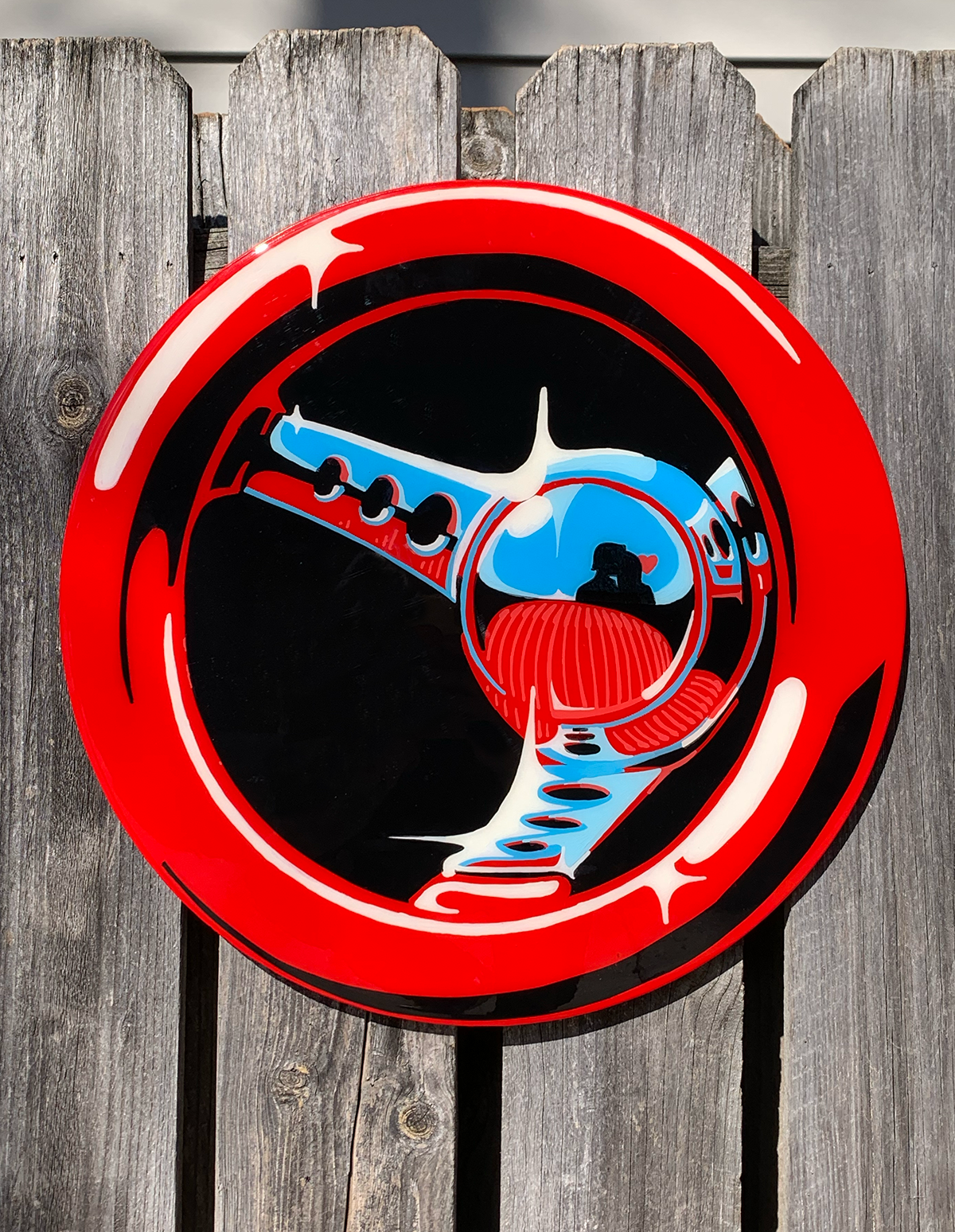 Red Convertible Painting