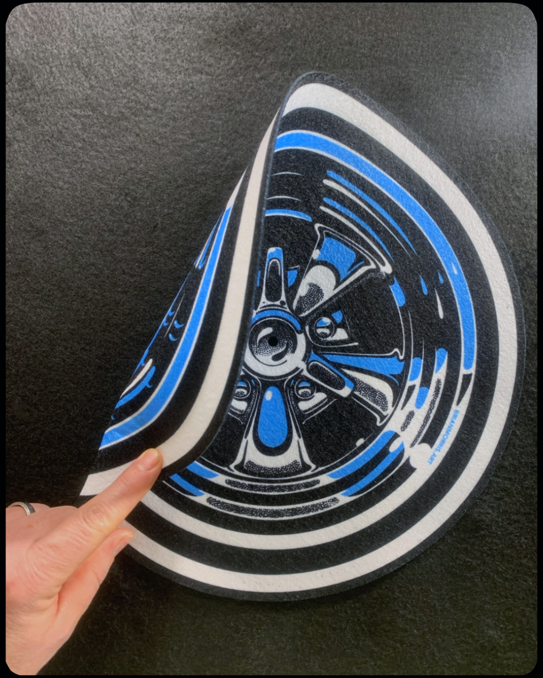 Turntable slip-mat : Super Sport / 30 Spoke