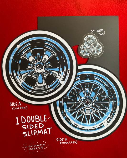Turntable slip-mat : Super Sport / 30 Spoke